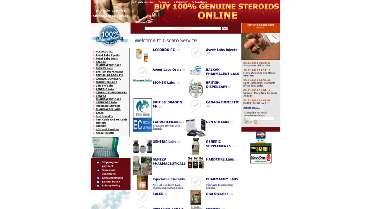Oscaroservice.com Review: Trusted Source for Online Steroids | Real Dianabol & Anabolic Supplements