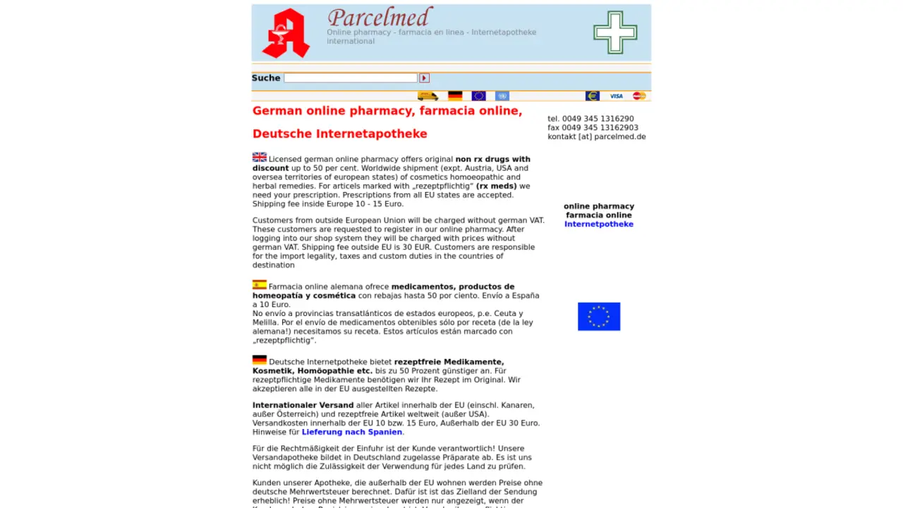 Parcelmed.eu Review: Trusted German Online Pharmacy with International Shipping