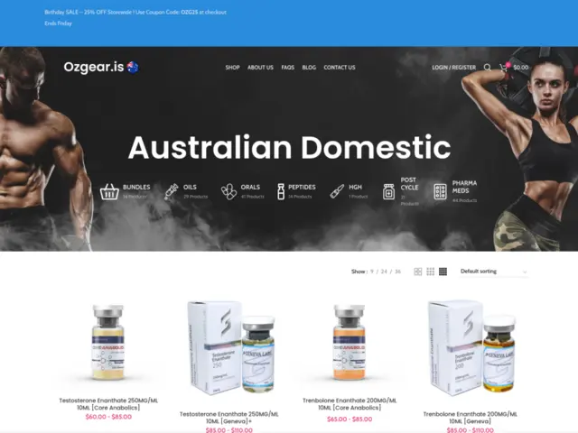 Ozgear.is Review – Australia's Trusted Source for Domestic Steroids Online