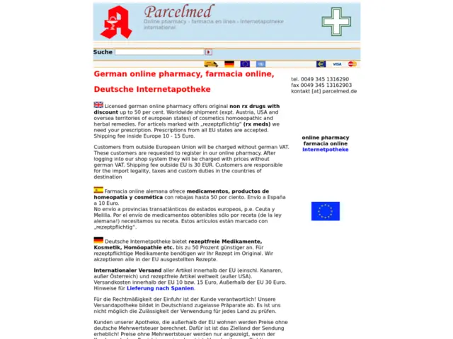 Parcelmed.eu Review: Trusted German Online Pharmacy with International Shipping